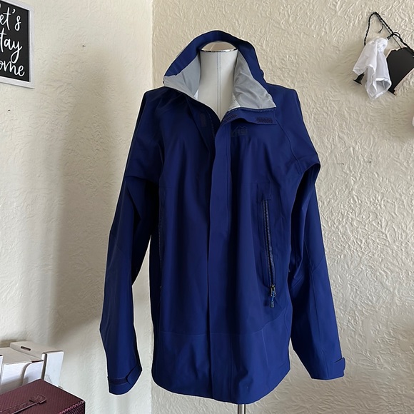 REI Jackets & Coats Rei Coop Talusphere Mens Rain Jacket Blue Coat Trail Hiking Gorp